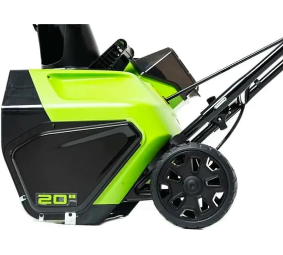Аккумуляторный снегоуборщик GreenWorks 60V, 51 см, бесщеточный, c 1хАКБ 4АЧ и ЗУ 2602907UB