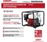 Бензиновая мотопомпа HND WP 30 XT с двигателем Honda WP30XT 2