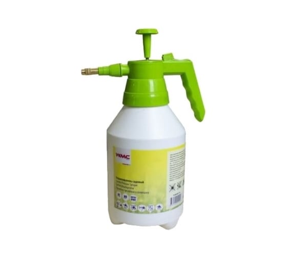 Ручной пластиковый опрыскиватель со шкалой заполнения WMS Tools 2 л WMC-TG7601007-2L