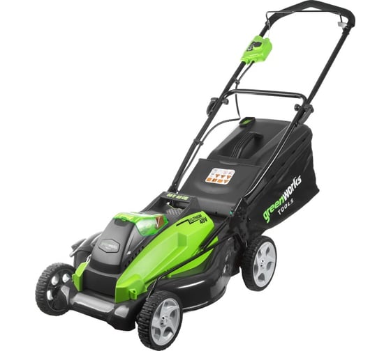 Аккумуляторная газонокосилка GreenWorks G40LM45K4 40V 2500107VB/UB