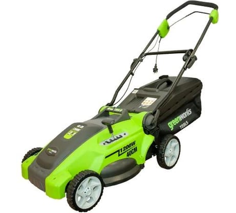 Электрическая газонокосилка GreenWorks GLM1240 25147