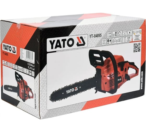 Цепная бензопила YATO 1.8 л.с YT-84895