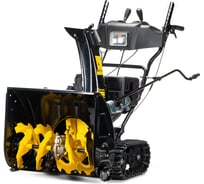 Снегоотбрасыватель CHAMPION 7,0 лс, 61см 6F/2R гусеницы 3л 90 кг электростартер, фара, обогрев рук STT761E