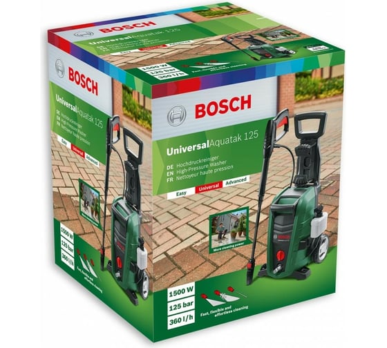 Очиститель высокого давления Bosch UniversalAquatak 125 0.600.8A7.A00