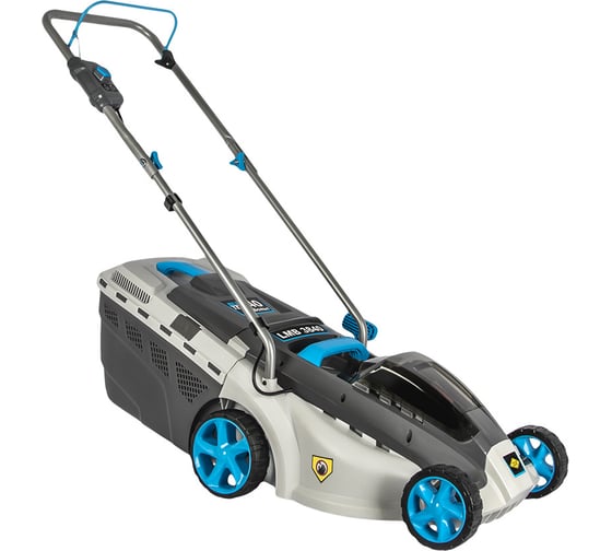 Аккумуляторная газонокосилка DDE BlueTech LMB 3840 ширина 38 см, высота 25 - 75 мм, сборник, без ЗУ и АКБ 909-297
