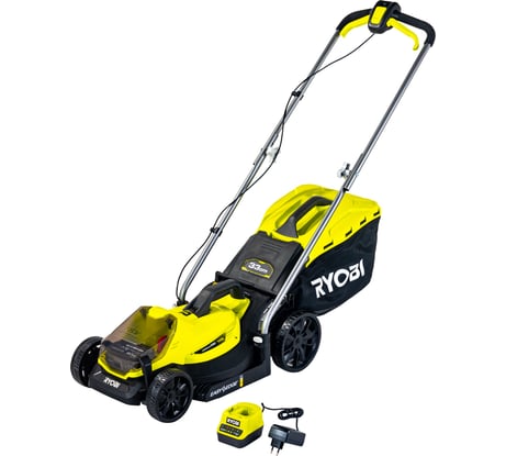 Газонокосилка Ryobi ONE+ 33cm; 1x аккумулятор 4.0Aч RLM18X33B40 5133004306
