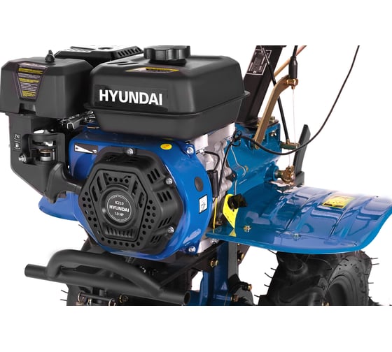 Бензиновый мотоблок Hyundai T 1300 с комплектом колес