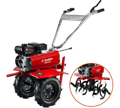 Бензиновый мотоблок ЗУБР с понижающей передачей МТБ-400