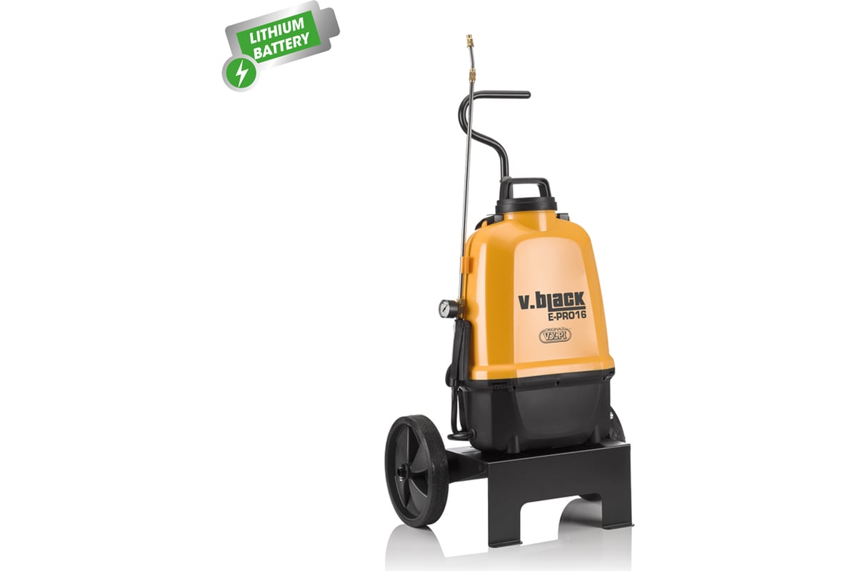 Колесный аккумуляторный опрыскиватель с телескопической штангой VOLPI ...