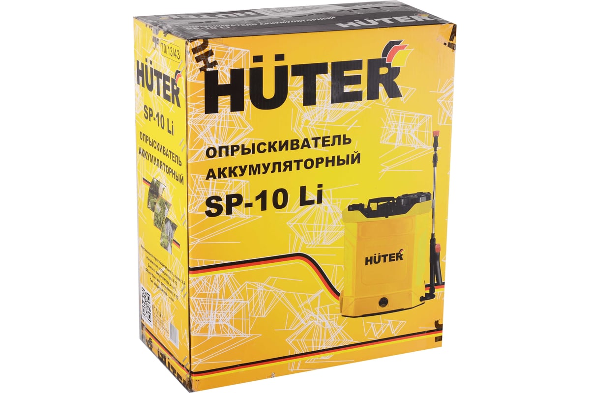 Аккумуляторный опрыскиватель Huter SP-10Li 70/13/43 - выгодная цена .