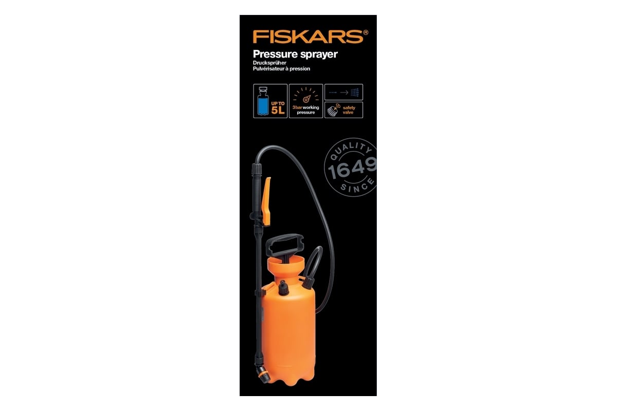 Садовый опрыскиватель Fiskars 5л 1025934 - выгодная цена, отзывы ...