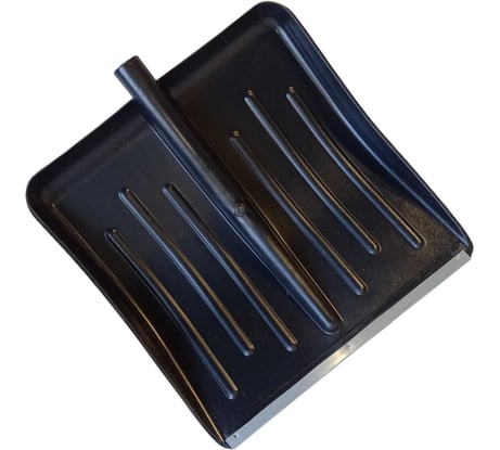 Пластиковая лопата ООО Агростройлидер №1 430x435мм с оцинкованной планкой без черенка СНЕГ-01.01