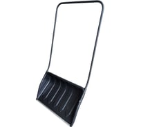 Пластмассовый скрепер ООО ПК Тандем-АГРО с алюминиевой планкой и металлической ручкой, черный, 700x465x1400 мм 4670016434784