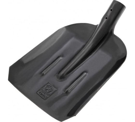 Совковая лопата Berhau 290x235, рельсовая сталь, с ребрами жесткости, без черенка 101882