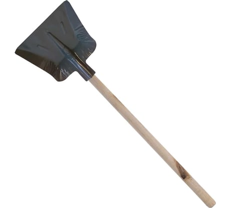 Лопата ООО Агростройлидер стальная 360x370мм с планкой с деревянным черенком 1200мм в сборе СНЕГ-03.17.2