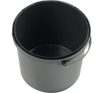 Ведро ВПМ черное, ручка 6191355