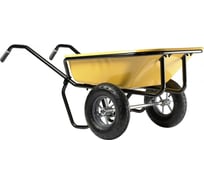 Двухколесная тачка Haemmerlin cargo twin 160 л mp grr окрашенный кузов, пневмо колеса-подшипник (1092g) 301610701