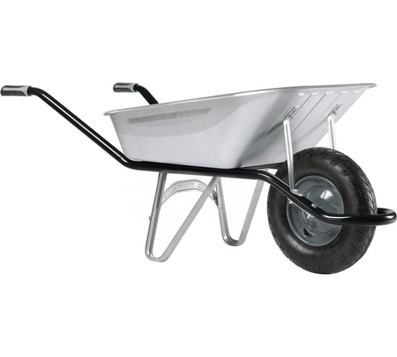Одноколесная тачка Haemmerlin cargo excellium 100 л mg gf (4051) оцинкованный кузов, пневмо колесо-втулка 301141610 1