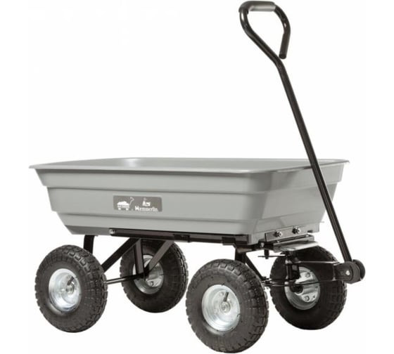 Тележка Haemmerlin 4x4 garden trolley полипропиленовый кузов, пневмо колеса 320062001 1