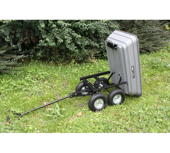 Тележка Haemmerlin 4x4 garden trolley полипропиленовый кузов, пневмо колеса 320062001