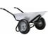 Двухколесная тачка Haemmerlin clipso excellium 100 twin оцинкованный кузов, пневмо колеса-втулка (4090 xg) 308204201 1