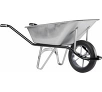 Одноколесная тачка Haemmerlin cargo excellium renovation mg gf (108g) 120 л оцинкованный кузов, монолитное колесо-втулка 305402105