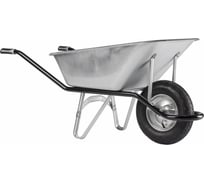 Одноколесная тачка Haemmerlin cargo excellium renovation mg gf (108g) 120 л оцинкованный кузов, пневмо колесо-подшипник 301227401