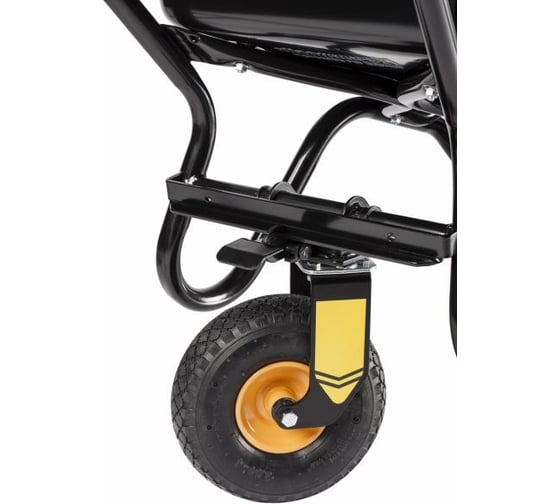 Тачка Haemmerlin с выдвигающимся дополнительным колесом roller 100 л окрашенный кузов, пневмо колесо-втулка 305580200