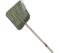 Лопата ООО Агростройлидер стальная 380x380мм с планкой с деревянным черенком 1200мм в сборе СНЕГ-03.22.2