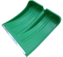 Снеговая лопата ЛЕТО пэт снежинка алюминиевая планка 380x380 мм d32мм цветная без черенка 580