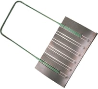 Оцинкованный формованный движок ООО Агростройлидер малый 750x330 мм с металлической планкой СНЕГ-04.21