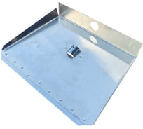 Лопата ООО ПК Тандем-АГРО ЛА-3б алюминиевая с планкой, 460x300 мм, раскрой 500x375 мм, 1.5 мм, без черенка 4670016432827