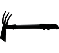 Комбинированная мотыжка ЗМИ лопатка, прямой зуб, металлическая ручка 51