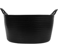 Чёрное пластиковое ведро Bellota 30 л BKT30BP