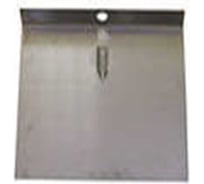 Однобортная лопата ООО Агростройлидер 500x600мм алюминиевая с планкой без черенка СНЕГ-03.28