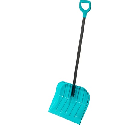 Лопата для уборки снега PALISAD поликарбонат, 460x400x1350 мм, алюминиевый черенок, luxe 61690
