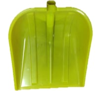 Лопата пластиковая ООО Агростройлидер №10 410x420мм цветная с алюминиевой планкой с деревянным черенком v-ручкой в сборе СНЕГ-01.36.11