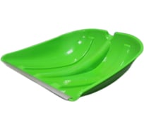 Снеговая лопата CARBOLUX ПП-5 зеленая с алюминиевой планкой 50007