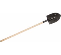 Штыковая лопата из рельсовой стали с черенком и ребрами жесткости Gigant GRL-01 (Россия)