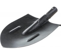 Штыковая лопата из рельсовой стали с порошковой окраской без черенка с ребрами жесткости Gigant NGRL-01 (Россия)
