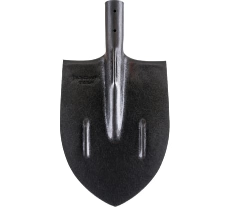 Штыковая лопата из рельсовой стали с порошковой окраской без черенка с ребрами жесткости Gigant NGRL-01