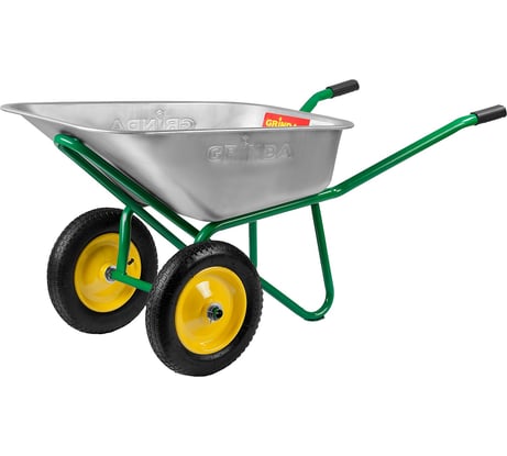 Строительная двухколесная тачка, 110 л, грузоподъемность 220 кг GRINDA 422394_z01