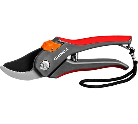 Плоскостной секатор с двухкомпонентными рукоятками Grinda G-26 205 мм 8-423102_z02