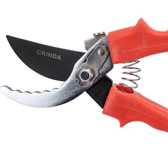Плоскостной секатор с пластиковыми рукоятками Grinda G-31 200мм 40210_z02