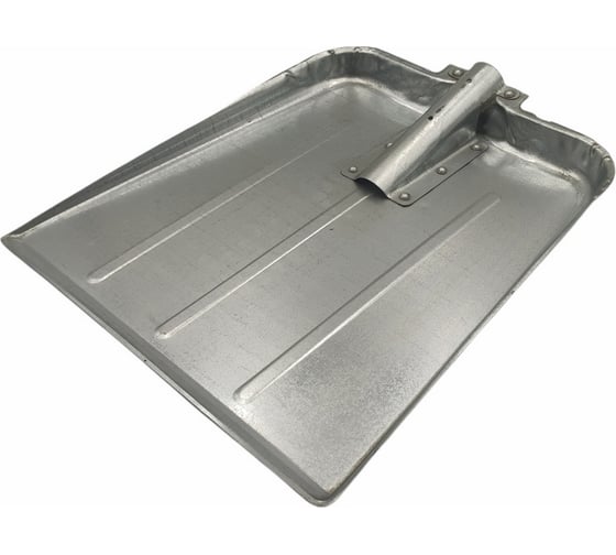 Снеговая лопата ЛЕТО 450x400x1.5мм (алюм.) без черенка 7320