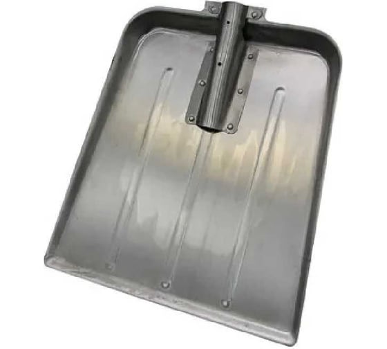 Снеговая лопата ЛЕТО 450x400x1.5мм (алюм.) без черенка 7320