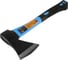 Кованый топор ТУНДРА фиберглассовое обрезиненное топорище 36 см, 600 г 882045 1