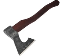 Охотничий топор ТУНДРА кованый PRO, топорище высшего сорта дуб воск, с чехлом, 1200 г 9353057