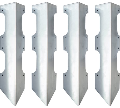 Колышки для деревянных грядок, в упаковке 4 шт. Delta-Park CB30-2Zn 3003002