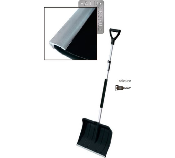 Ilt40tsc лопата alpe 40 eco telescopic 410×320×1200/1580 мм Rusconnect 612007